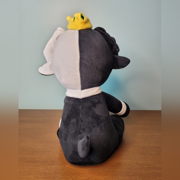 Ranboo Sit Plush Youtooz Limited Edition 12” Black and White with Yellow Crown - Picture 3 of 8